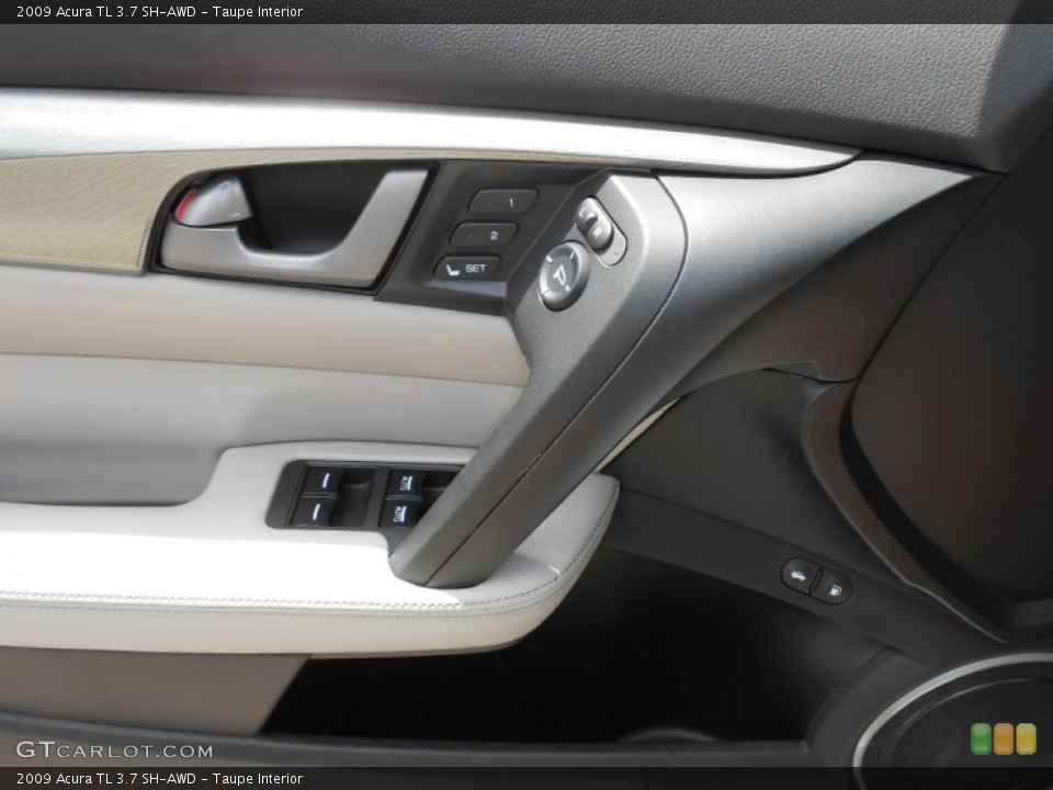 Taupe Interior Controls for the 2009 Acura TL 3.7 SH-AWD #68607154