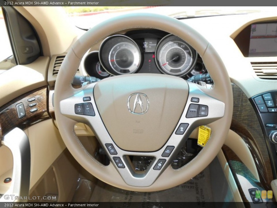 Parchment Interior Steering Wheel for the 2012 Acura MDX SH-AWD Advance #68608229