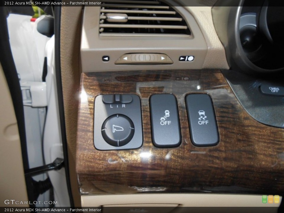 Parchment Interior Controls for the 2012 Acura MDX SH-AWD Advance #68608283