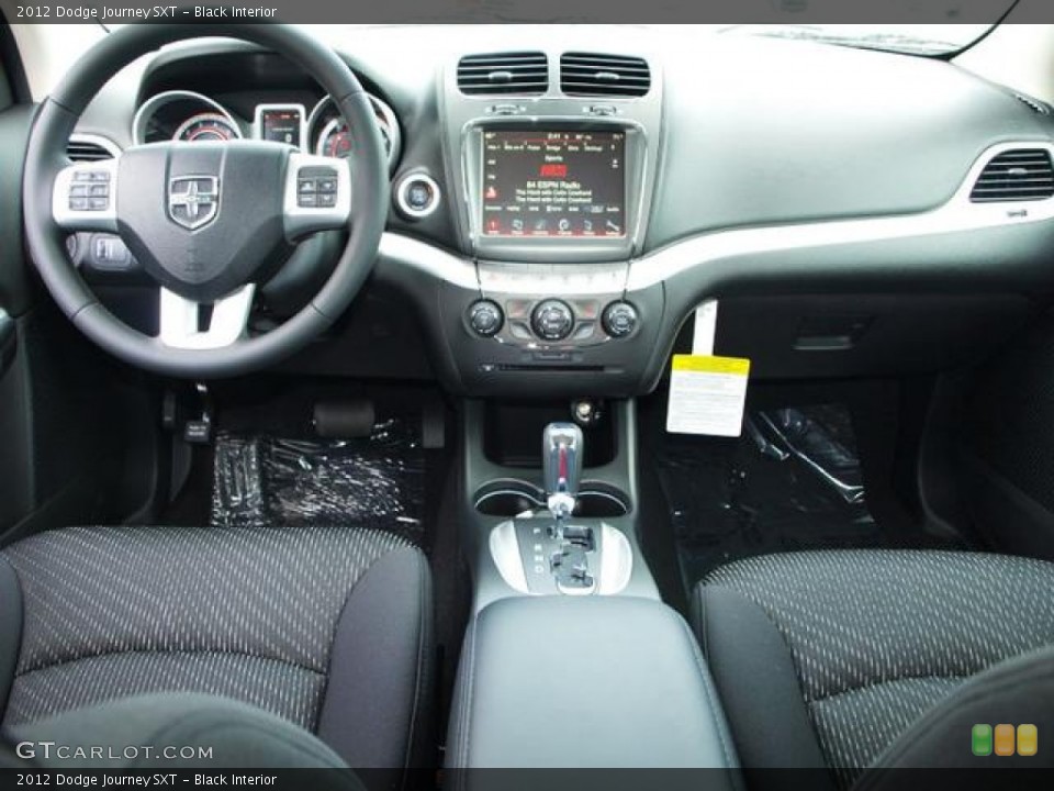 Black Interior Dashboard for the 2012 Dodge Journey SXT #68609477