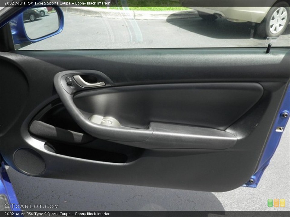 Ebony Black Interior Door Panel for the 2002 Acura RSX Type S Sports Coupe #68610427