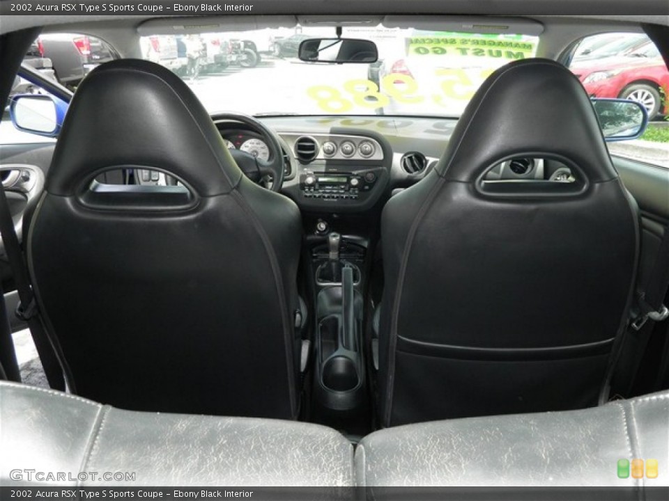 Ebony Black Interior Photo for the 2002 Acura RSX Type S Sports Coupe #68610551
