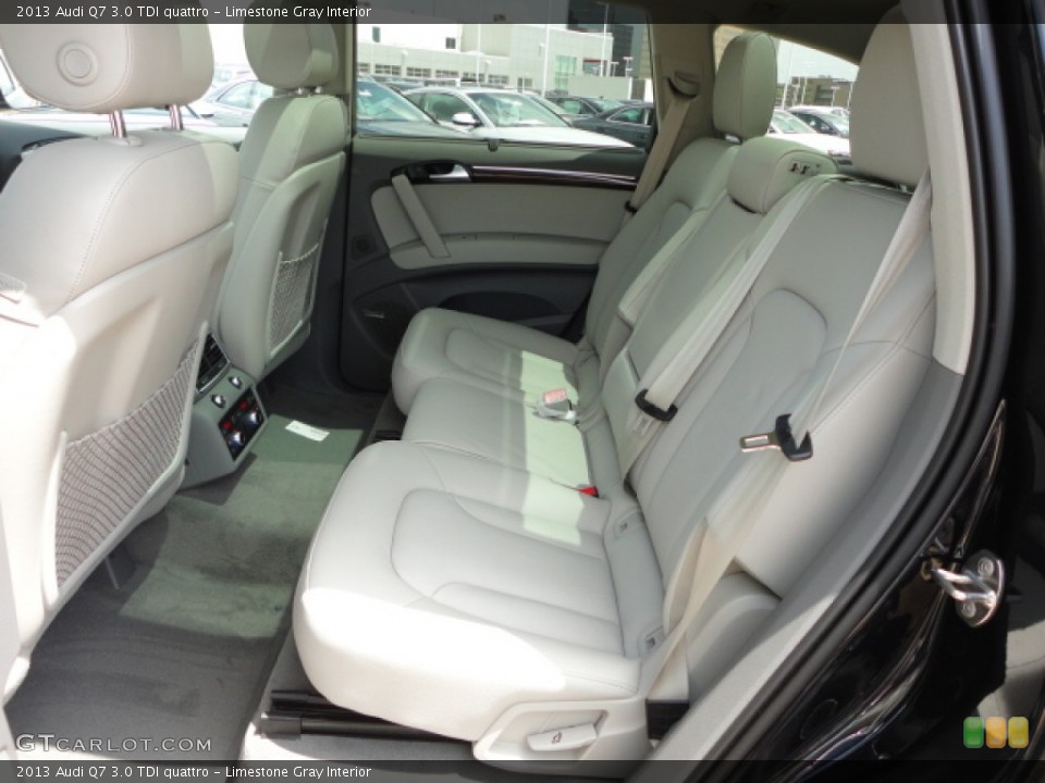 Limestone Gray Interior Photo for the 2013 Audi Q7 3.0 TDI quattro #68610644