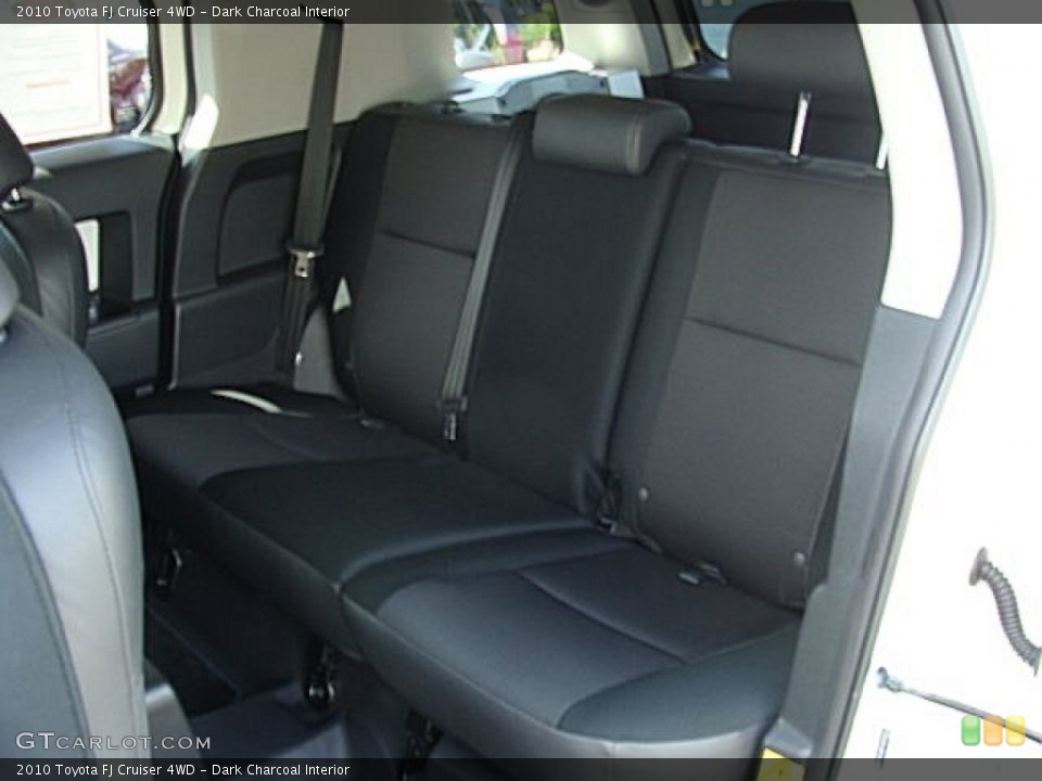 Dark Charcoal Interior Rear Seat for the 2010 Toyota FJ Cruiser 4WD #68611205