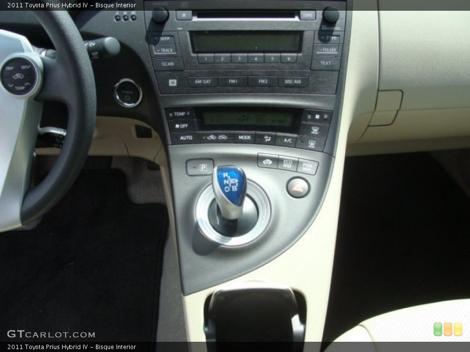 Bisque Interior Controls for the 2011 Toyota Prius Hybrid IV #68611324