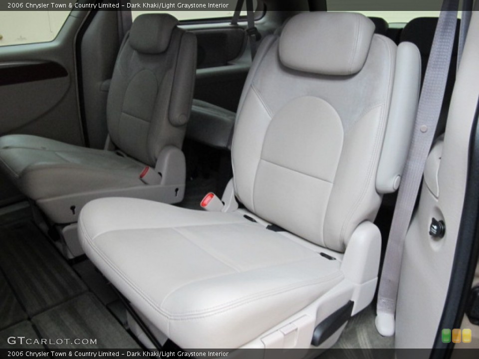 Dark Khaki/Light Graystone Interior Rear Seat for the 2006 Chrysler Town & Country Limited #68611469
