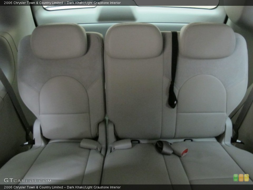 Dark Khaki/Light Graystone Interior Rear Seat for the 2006 Chrysler Town & Country Limited #68611482