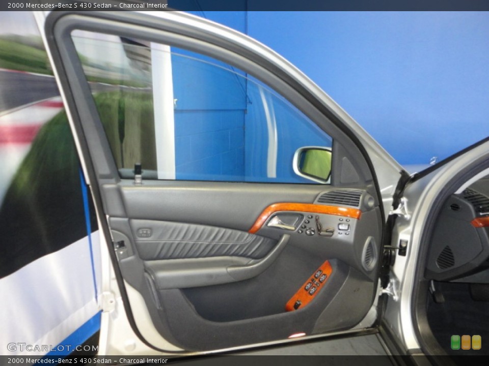 Charcoal Interior Door Panel for the 2000 Mercedes-Benz S 430 Sedan #68612126
