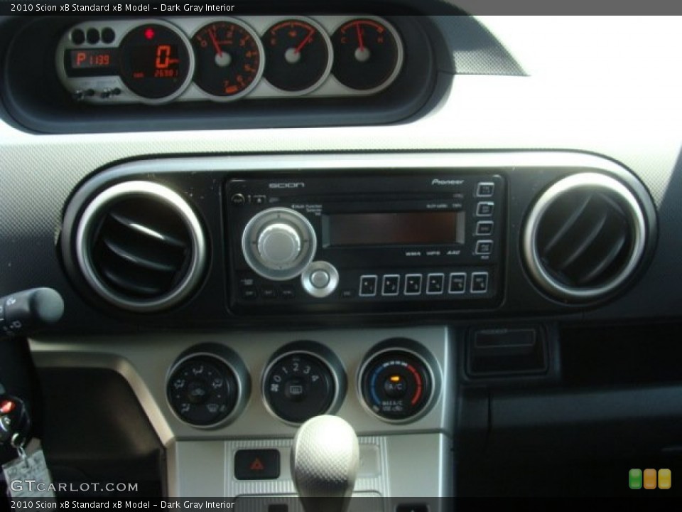 Dark Gray Interior Controls for the 2010 Scion xB  #68612138