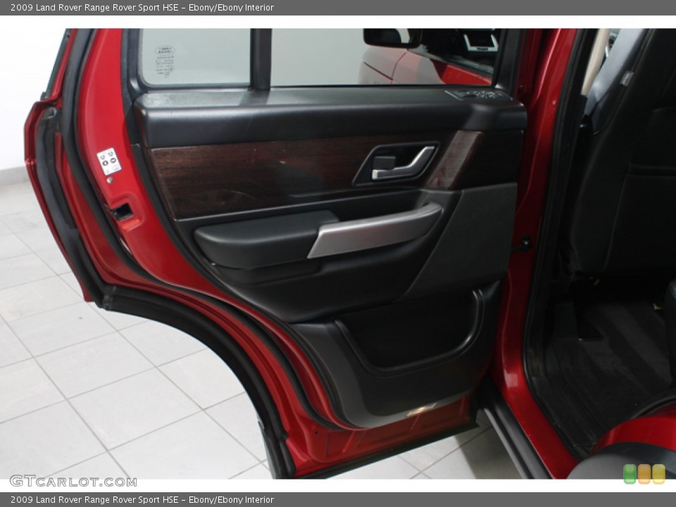 Ebony/Ebony Interior Door Panel for the 2009 Land Rover Range Rover Sport HSE #68612886