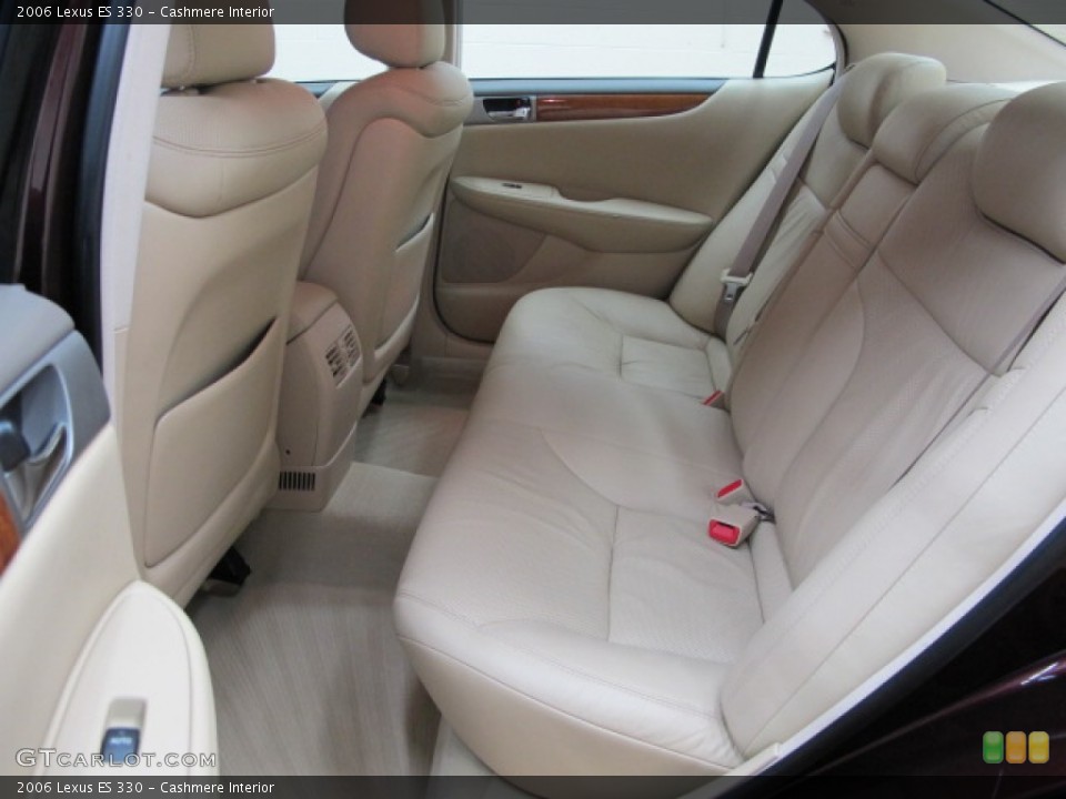 Cashmere Interior Rear Seat for the 2006 Lexus ES 330 #68612887