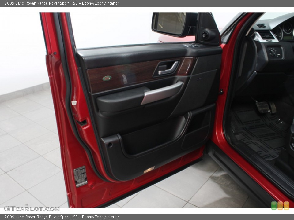 Ebony/Ebony Interior Door Panel for the 2009 Land Rover Range Rover Sport HSE #68612900