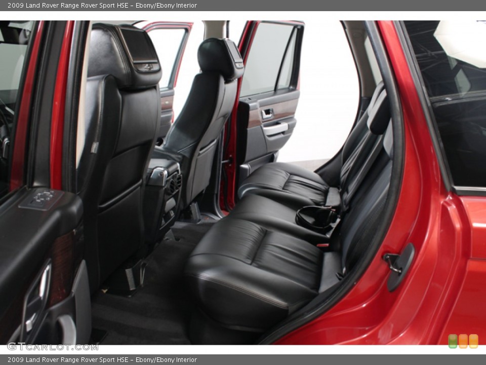 Ebony/Ebony Interior Rear Seat for the 2009 Land Rover Range Rover Sport HSE #68612924