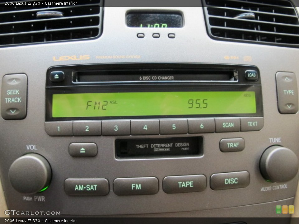 Cashmere Interior Audio System for the 2006 Lexus ES 330 #68612987