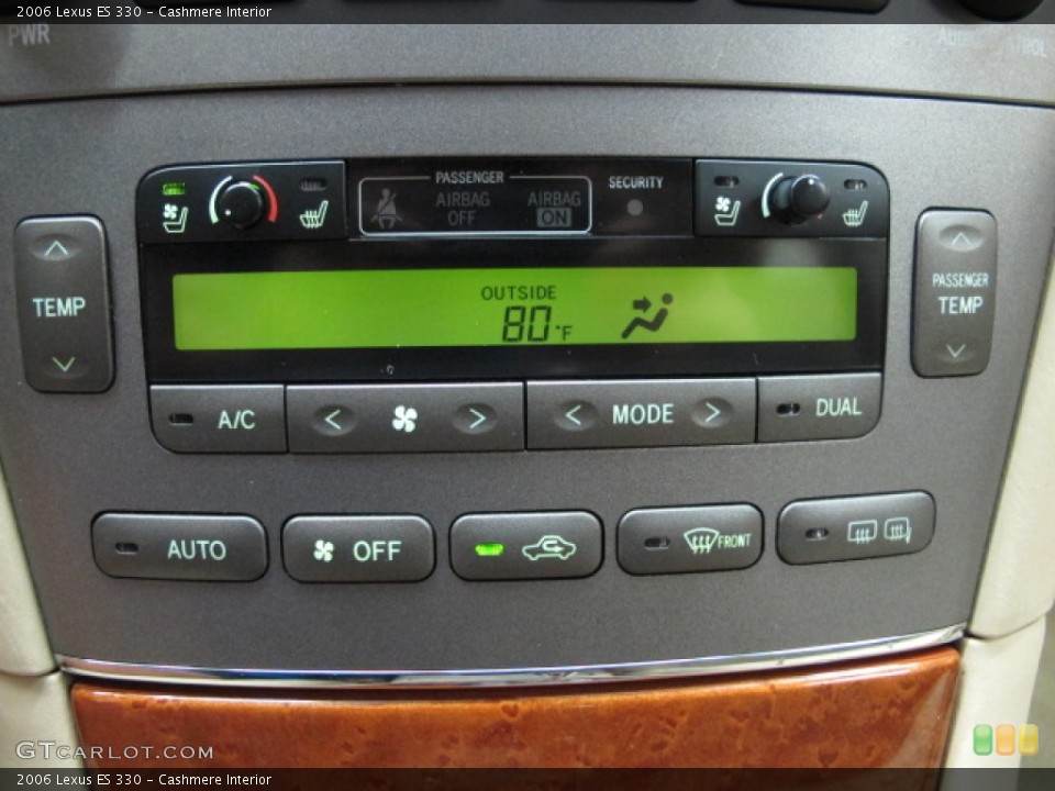 Cashmere Interior Controls for the 2006 Lexus ES 330 #68613002