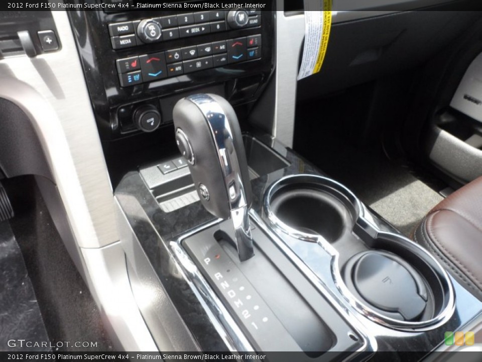 Platinum Sienna Brown/Black Leather Interior Transmission for the 2012 Ford F150 Platinum SuperCrew 4x4 #68614196