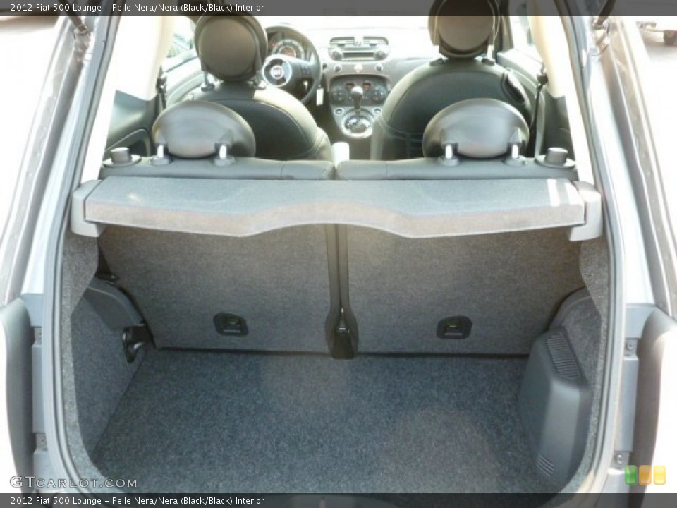 Pelle Nera/Nera (Black/Black) Interior Trunk for the 2012 Fiat 500 Lounge #68616314
