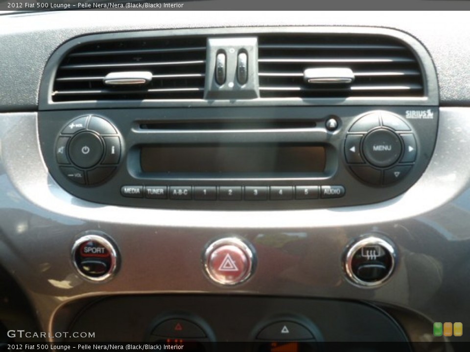Pelle Nera/Nera (Black/Black) Interior Audio System for the 2012 Fiat 500 Lounge #68616347