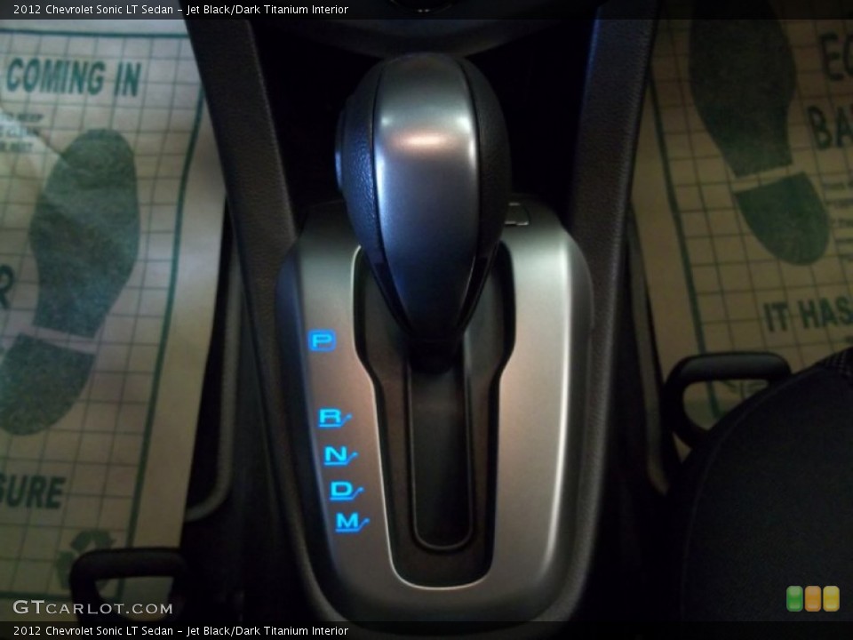 Jet Black/Dark Titanium Interior Transmission for the 2012 Chevrolet Sonic LT Sedan #68616395