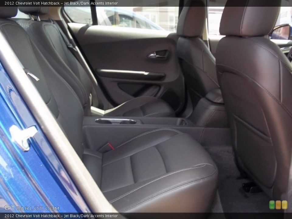Jet Black/Dark Accents Interior Rear Seat for the 2012 Chevrolet Volt Hatchback #68616500
