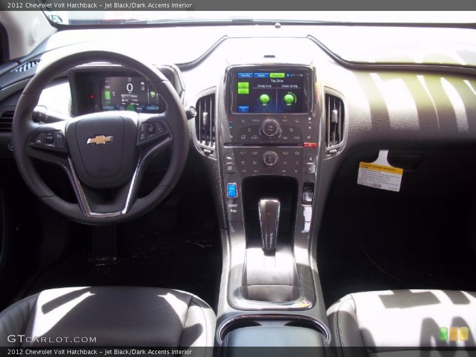 Jet Black/Dark Accents Interior Dashboard for the 2012 Chevrolet Volt Hatchback #68616509