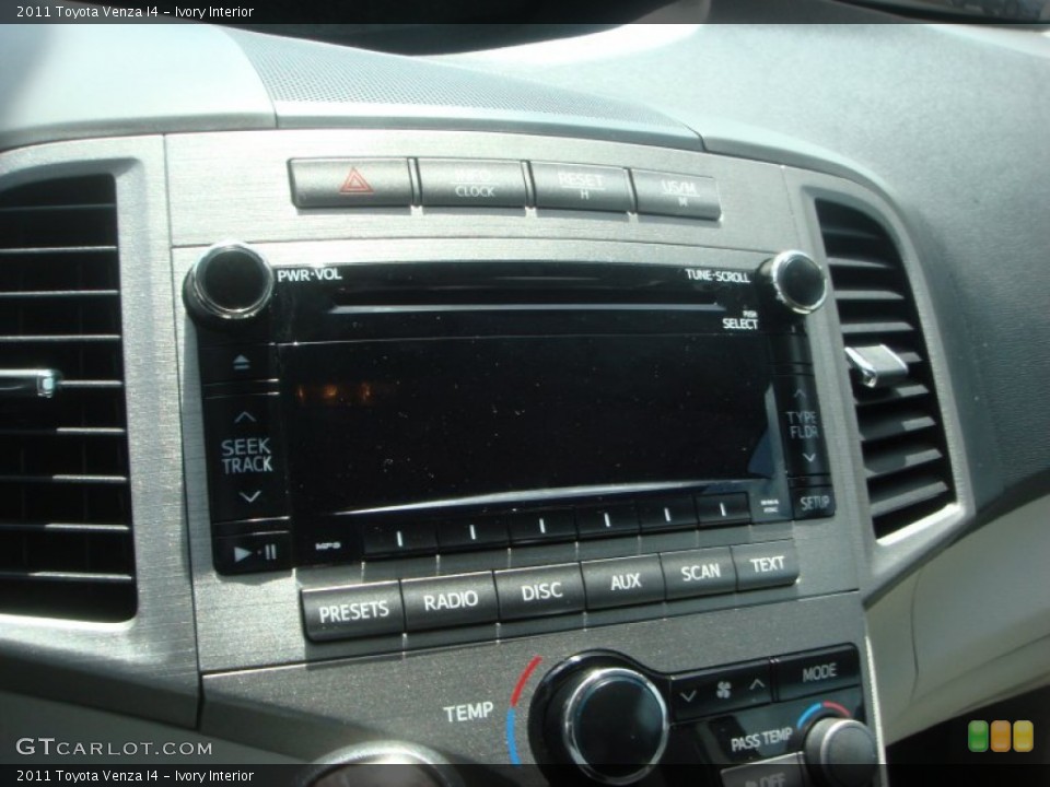 Ivory Interior Audio System for the 2011 Toyota Venza I4 #68617418
