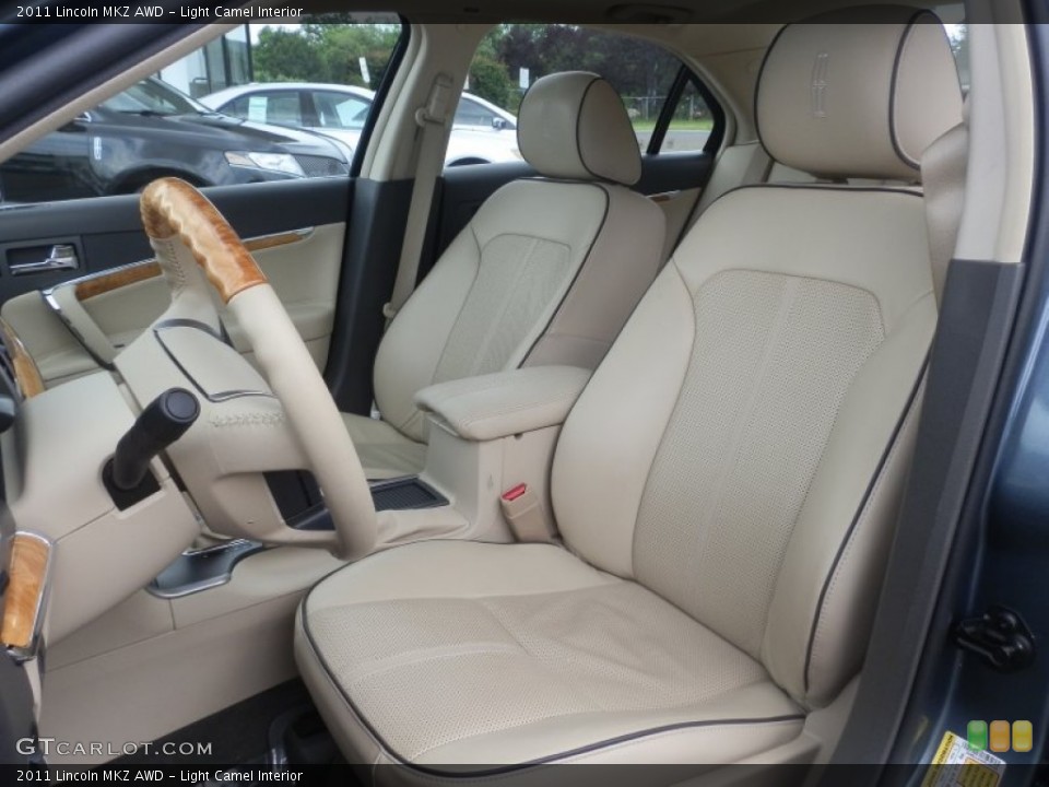 Light Camel Interior Front Seat for the 2011 Lincoln MKZ AWD #68617651