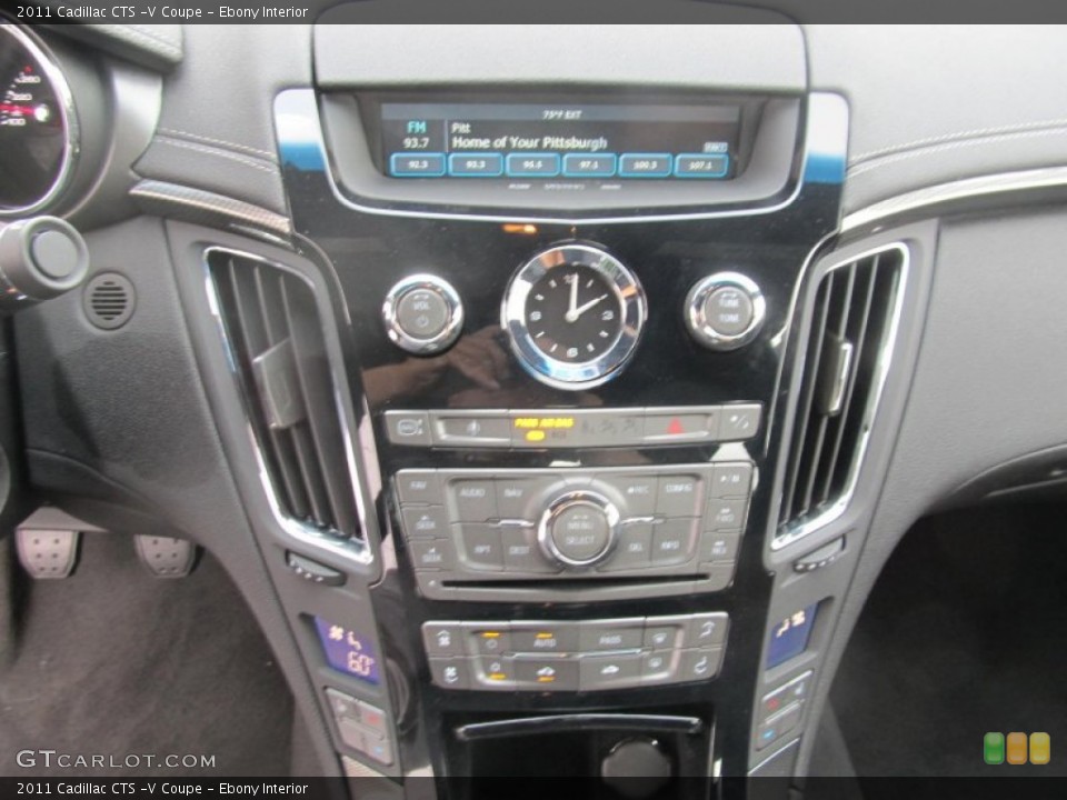 Ebony Interior Controls for the 2011 Cadillac CTS -V Coupe #68617694
