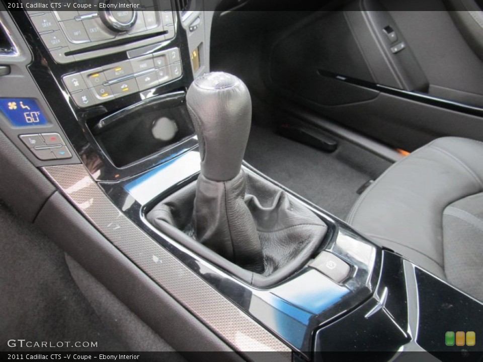 Ebony Interior Transmission for the 2011 Cadillac CTS -V Coupe #68617703