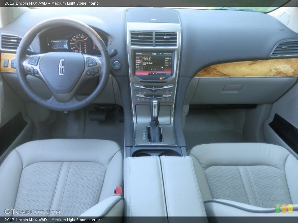 Medium Light Stone Interior Dashboard for the 2013 Lincoln MKX AWD #68617823