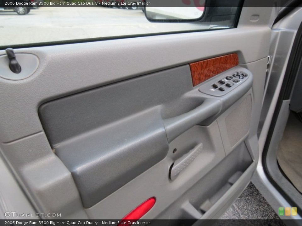 Medium Slate Gray Interior Door Panel for the 2006 Dodge Ram 3500 Big Horn Quad Cab Dually #68618327