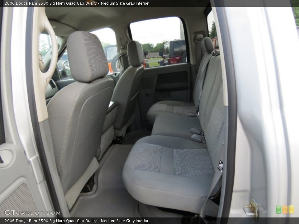 Medium Slate Gray Interior Rear Seat for the 2006 Dodge Ram 3500 Big Horn Quad Cab Dually #68618333