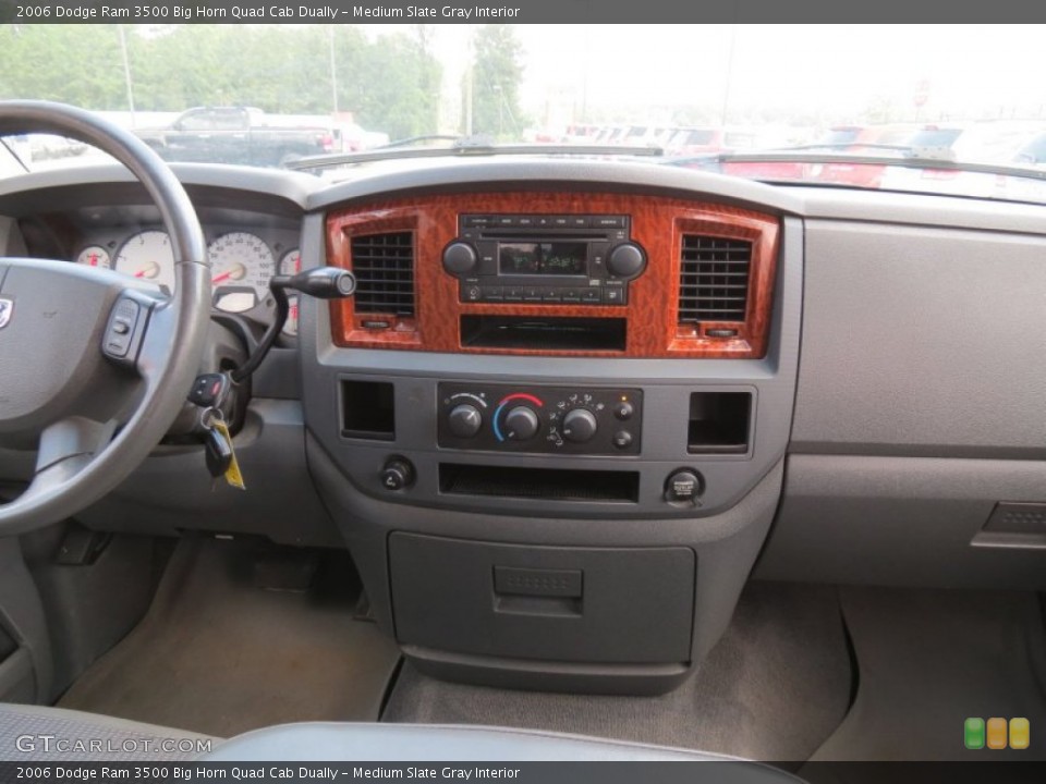 Medium Slate Gray Interior Controls for the 2006 Dodge Ram 3500 Big Horn Quad Cab Dually #68618375