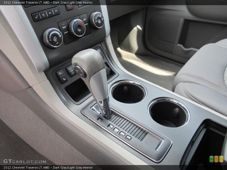 Dark Gray/Light Gray Interior Transmission for the 2012 Chevrolet Traverse LT AWD #68618378