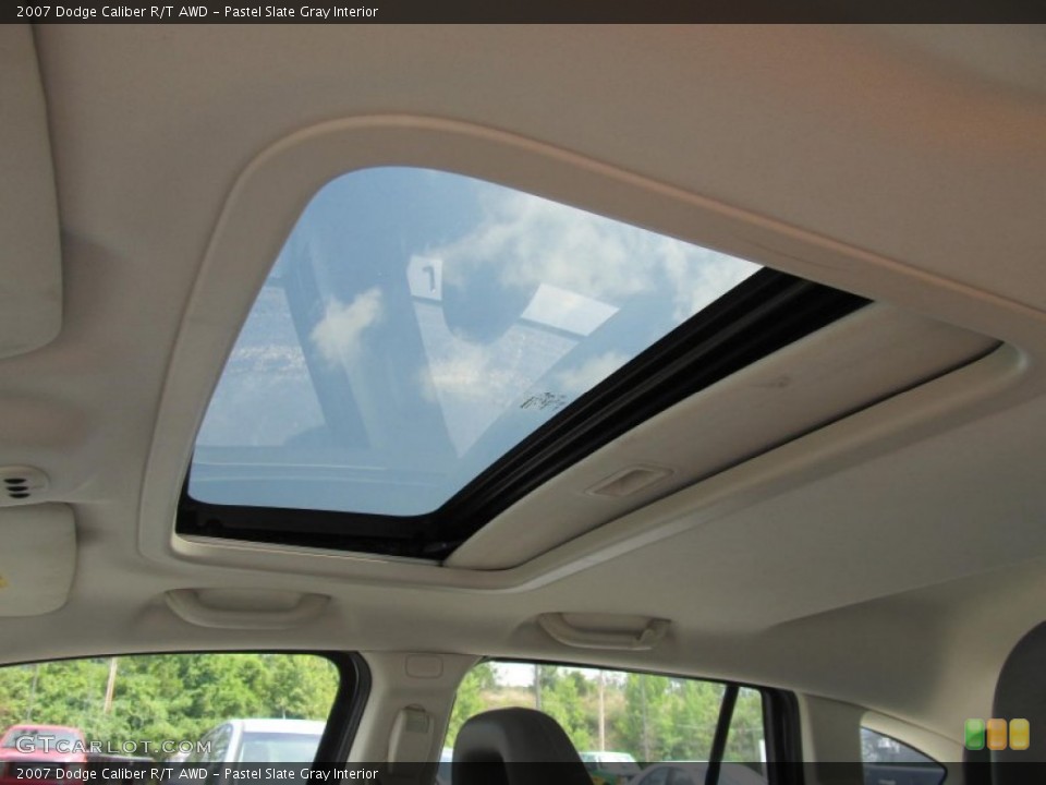 Pastel Slate Gray Interior Sunroof for the 2007 Dodge Caliber R/T AWD #68618996