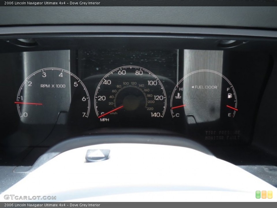 Dove Grey Interior Gauges for the 2006 Lincoln Navigator Ultimate 4x4 #68619122