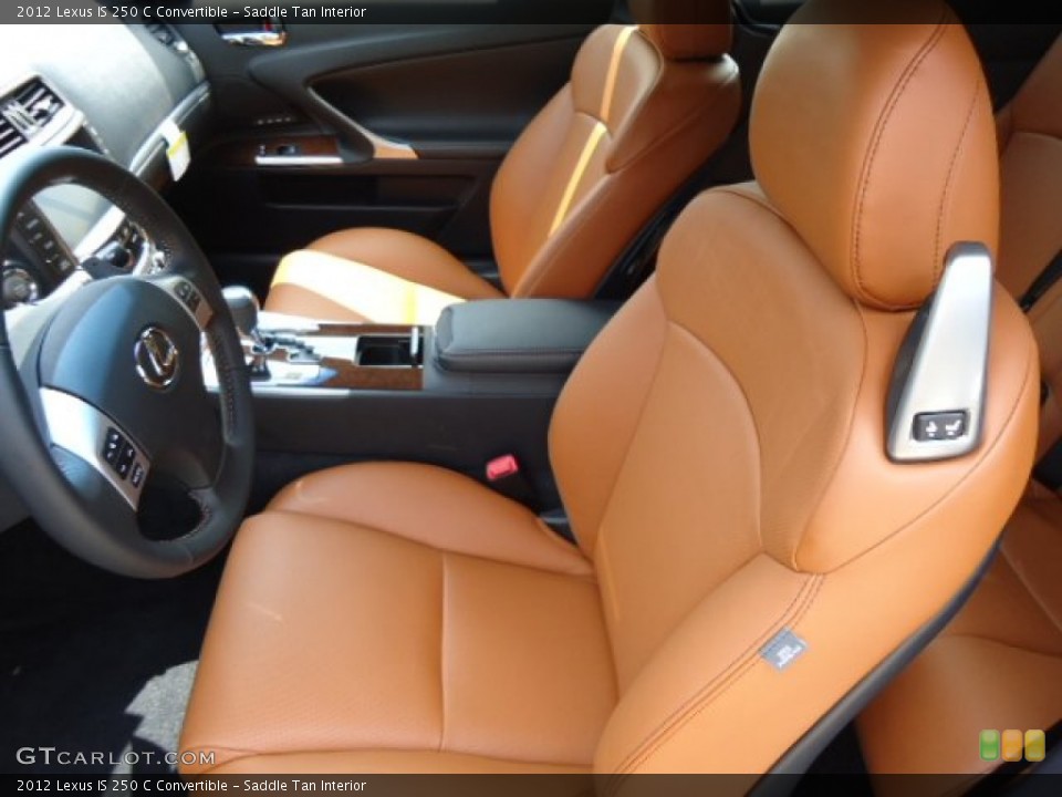 Saddle Tan Interior Photo for the 2012 Lexus IS 250 C Convertible #68620124