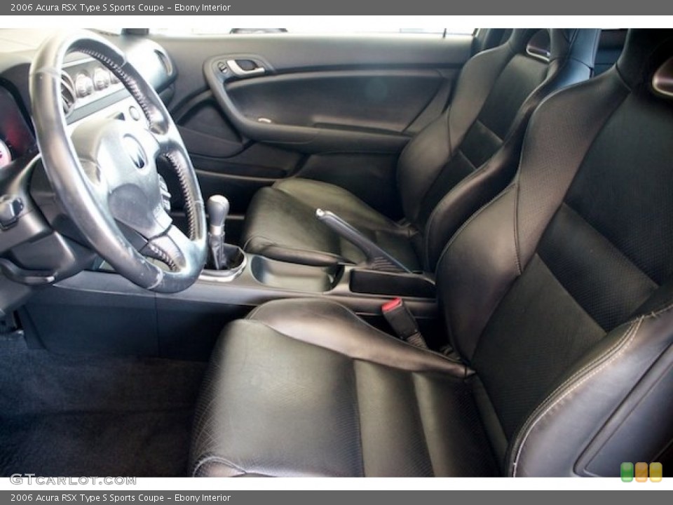 Ebony Interior Photo for the 2006 Acura RSX Type S Sports Coupe #68620481