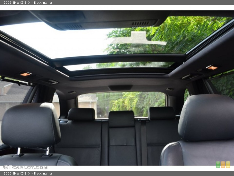 Black Interior Sunroof for the 2006 BMW X5 3.0i #68622596