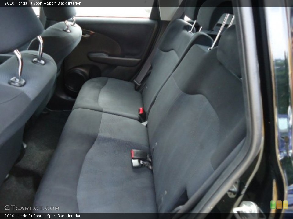 Sport Black Interior Rear Seat for the 2010 Honda Fit Sport #68622771