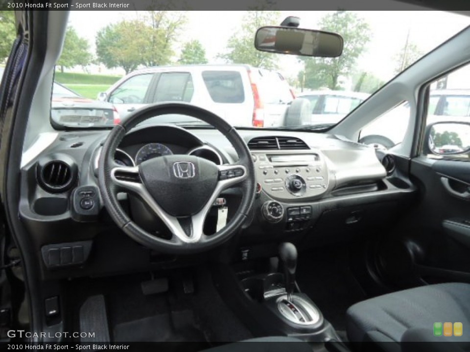 Sport Black Interior Dashboard for the 2010 Honda Fit Sport #68622779