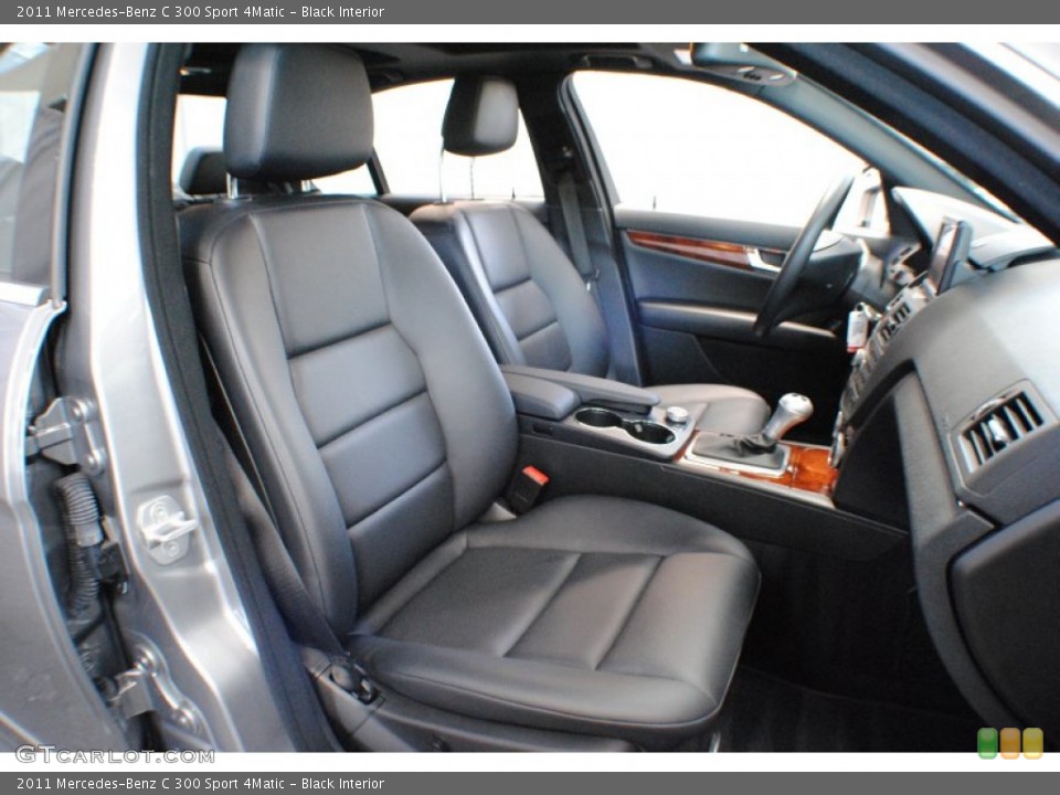 Black Interior Front Seat for the 2011 Mercedes-Benz C 300 Sport 4Matic #68623547