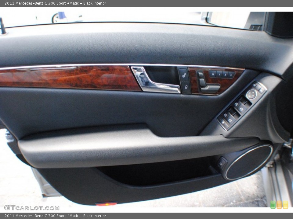 Black Interior Door Panel for the 2011 Mercedes-Benz C 300 Sport 4Matic #68623553