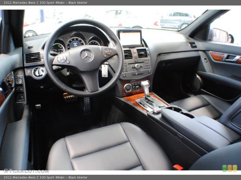 Black Interior Prime Interior for the 2011 Mercedes-Benz C 300 Sport 4Matic #68623586