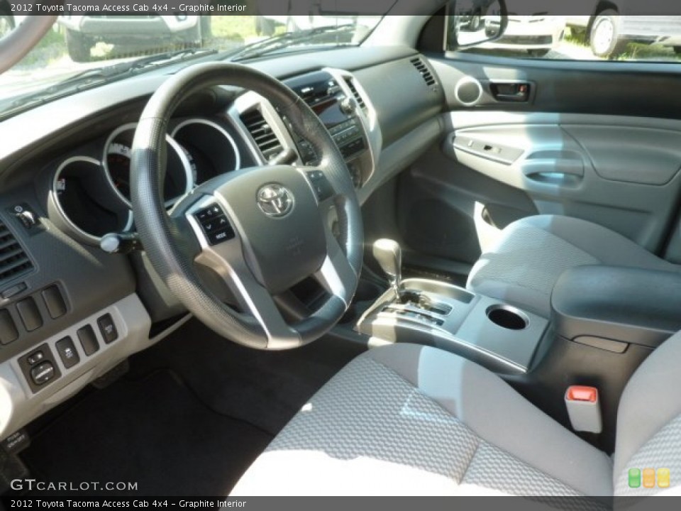 Graphite Interior Photo for the 2012 Toyota Tacoma Access Cab 4x4 #68624502