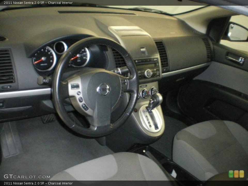 Charcoal Interior Prime Interior for the 2011 Nissan Sentra 2.0 SR #68624873