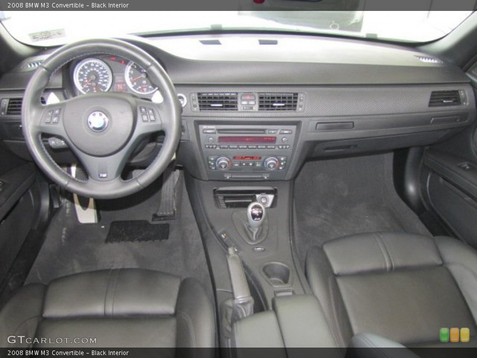 Black Interior Dashboard for the 2008 BMW M3 Convertible #68625162