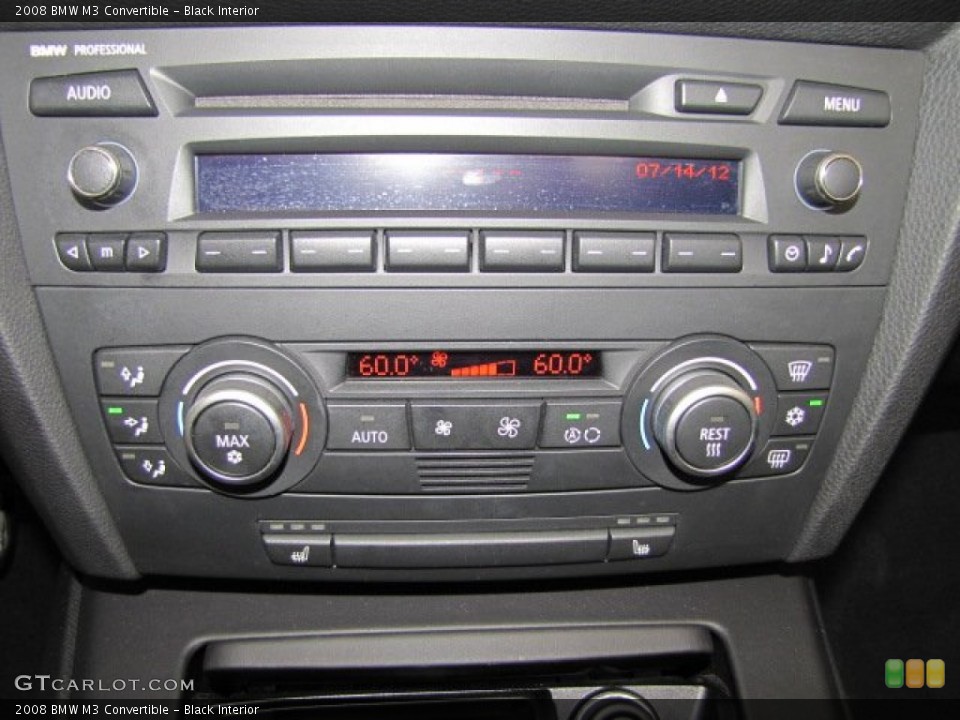 Black Interior Controls for the 2008 BMW M3 Convertible #68625244