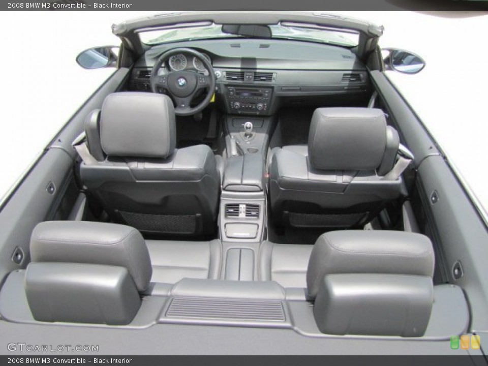 Black Interior Photo for the 2008 BMW M3 Convertible #68625271
