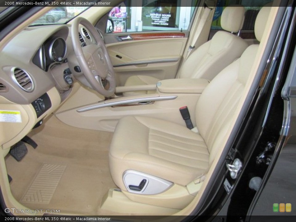 Macadamia Interior Front Seat for the 2008 Mercedes-Benz ML 350 4Matic #68625403